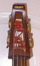Upright Electric Bass headstock